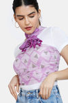 Zivame Poly Scarf - Purple — thumbnail 4