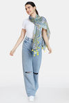 Zivame Poly Scarf - Grey Yellow — thumbnail 3