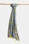 Zivame Poly Scarf - Grey Yellow — thumbnail 5