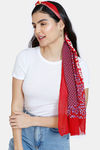 Zivame Poly Scarf - Red — thumbnail 2
