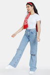 Zivame Poly Scarf - Red — thumbnail 3