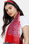 Zivame Poly Scarf - Red — thumbnail 4