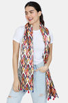 Zivame Poly Satin Scarf - Red — thumbnail 2