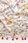 Zivame Poly Satin Scarf - White — thumbnail 7