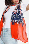 Zivame Viscose Scarf - Navy — thumbnail 4
