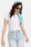 Zivame Viscose Scarf - Aqua — thumbnail 2