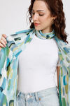 Zivame Viscose Scarf - Green — thumbnail 4