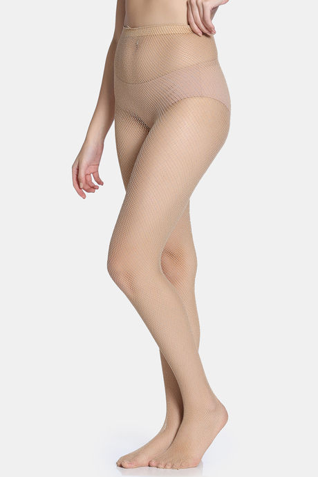 Zivame Fishnet Pantyhose - Skin — image 3