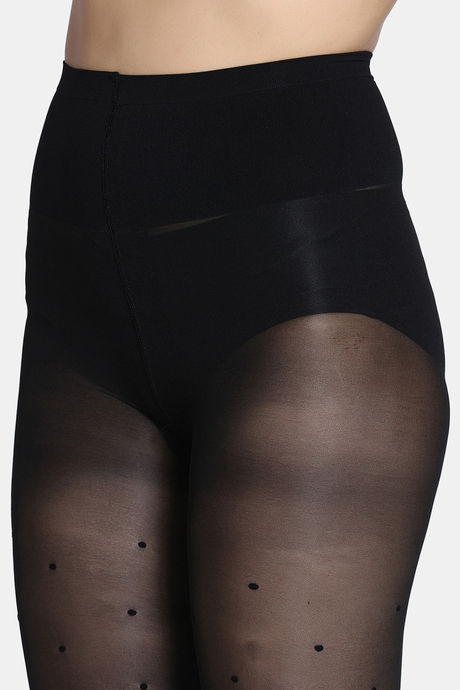 Zivame Sheer Pantyhose - Black — image 5