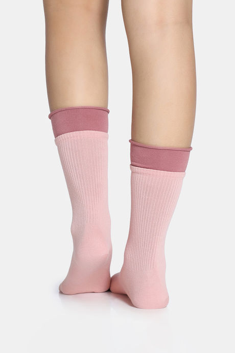Zivame Calf Length Socks - Pink — image 3