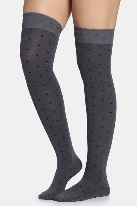 Zivame Full Length Socks - Grey — image 2