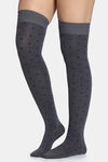 Zivame Full Length Socks - Grey — thumbnail 2