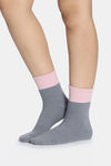 Zivame Ankle Length Socks - Grey — thumbnail 2
