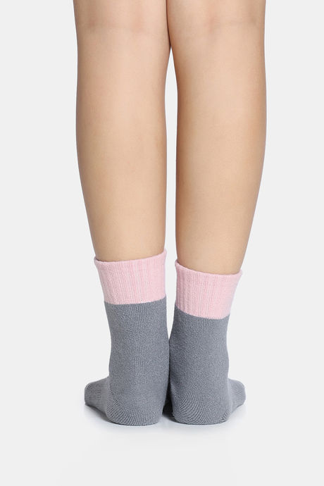 Zivame Ankle Length Socks - Grey — image 3