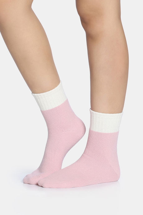 Zivame Ankle Length Socks - Pink — image 2