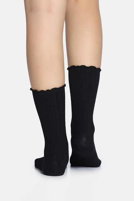 Zivame Calf Length Socks - Black — image 3