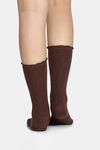 Zivame Calf Length Socks - Brown — thumbnail 3