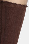 Zivame Calf Length Socks - Brown — thumbnail 4