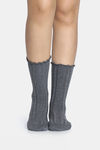 Zivame Calf Length Socks - Grey — thumbnail 1