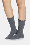 Zivame Calf Length Socks - Grey — thumbnail 2