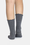 Zivame Calf Length Socks - Grey — thumbnail 3
