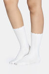 Zivame Calf Length Socks - White — thumbnail 2