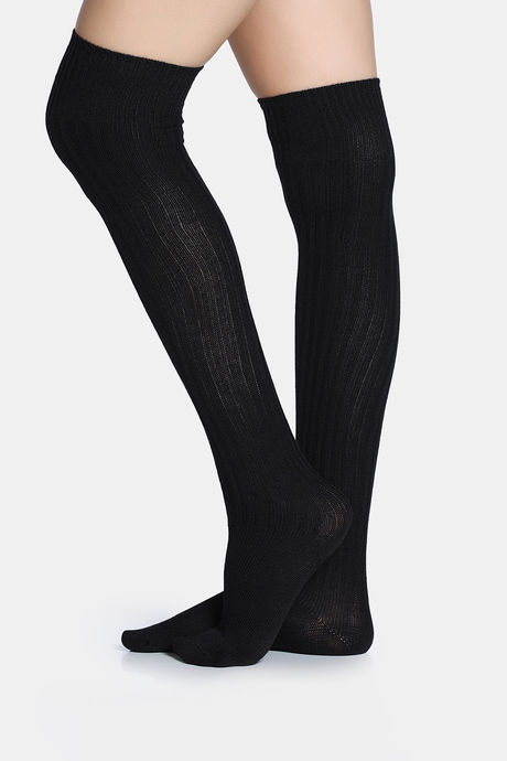 Zivame Full Length Socks - Black — image 2