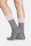 Zivame Calf Length Socks - Grey — thumbnail 2