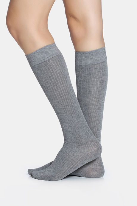 Zivame Full Length Socks - Grey — image 2