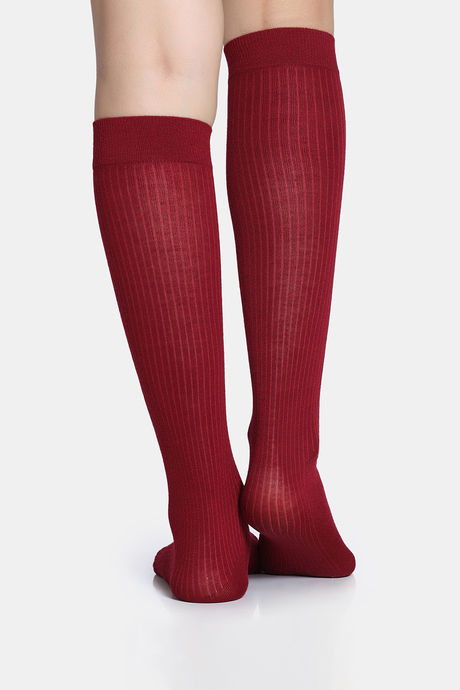Zivame Full Length Socks - Maroon — image 3