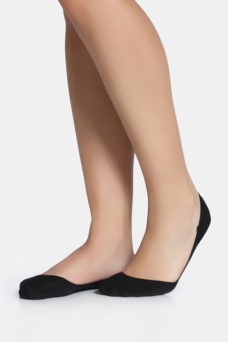 Zivame Low Cut Shoe Liner (Pack of 2) - Black — image 3