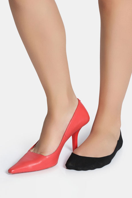 Zivame Low Cut Shoe Liner (Pack of 2) - Black — image 5