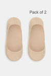 Zivame Low Cut Shoe Liner (Pack of 2) - Skin — thumbnail 1