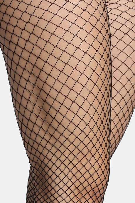 Zivame Fishnet Pantyhose - Black — image 5
