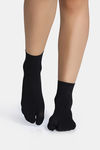 Zivame Calf Length Socks (Pack of 2) - Black — thumbnail 5