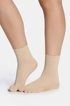 Zivame Calf Length Socks (Pack of 2) - Skin — thumbnail 3