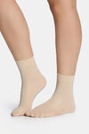 Zivame Calf Length Socks (Pack of 2) - Skin — thumbnail 3