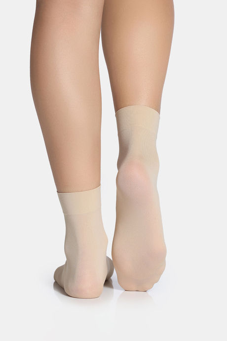 Zivame Calf Length Socks (Pack of 2) - Skin — image 4