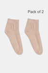 Zivame Toe Seperator Socks (Pack of 2) - Skin — thumbnail 1