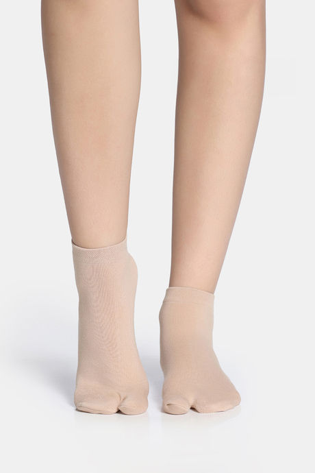 Zivame Toe Seperator Socks (Pack of 2) - Skin — image 2