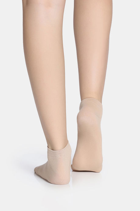 Zivame Ankle Length Socks (Pack of 2) - Skin — image 4