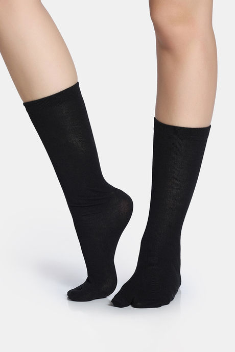 Zivame Toe Seperator Socks (Pack of 2) - Black — image 3