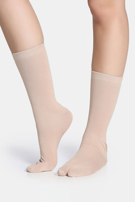 Zivame Toe Seperator Socks (Pack of 2) - Skin — image 3