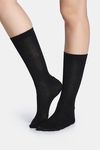 Zivame Calf Length Socks (Pack of 2) - Black — thumbnail 3