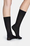 Zivame Calf Length Socks (Pack of 2) - Black — thumbnail 4