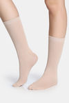 Zivame Calf Length Socks (Pack of 2) - Skin — thumbnail 3