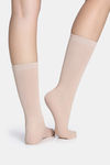 Zivame Calf Length Socks (Pack of 2) - Skin — thumbnail 4