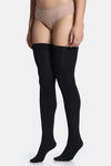 Zivame Opaque Thigh Stockings - Black — thumbnail 3