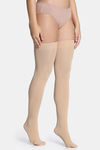 Zivame Opaque Thigh Stockings - Skin — thumbnail 3