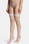 Zivame Sheer Thigh Stockings - Skin — thumbnail 3